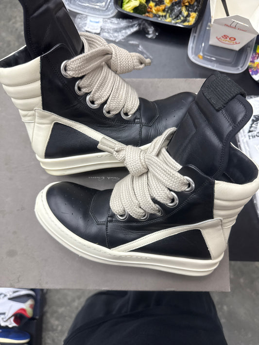 Rick Owen Geobasket Jumbo Lace Black (U) - 38