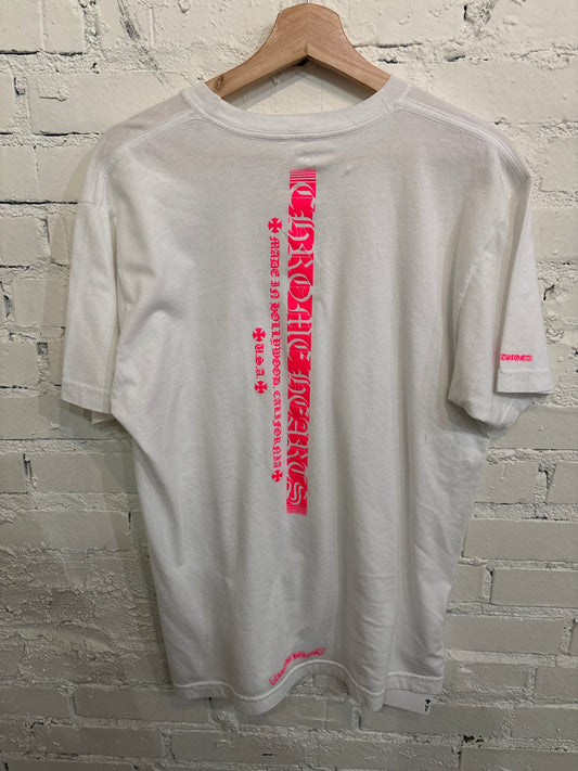 Chrome Hearts Pink Pocket Tee - L