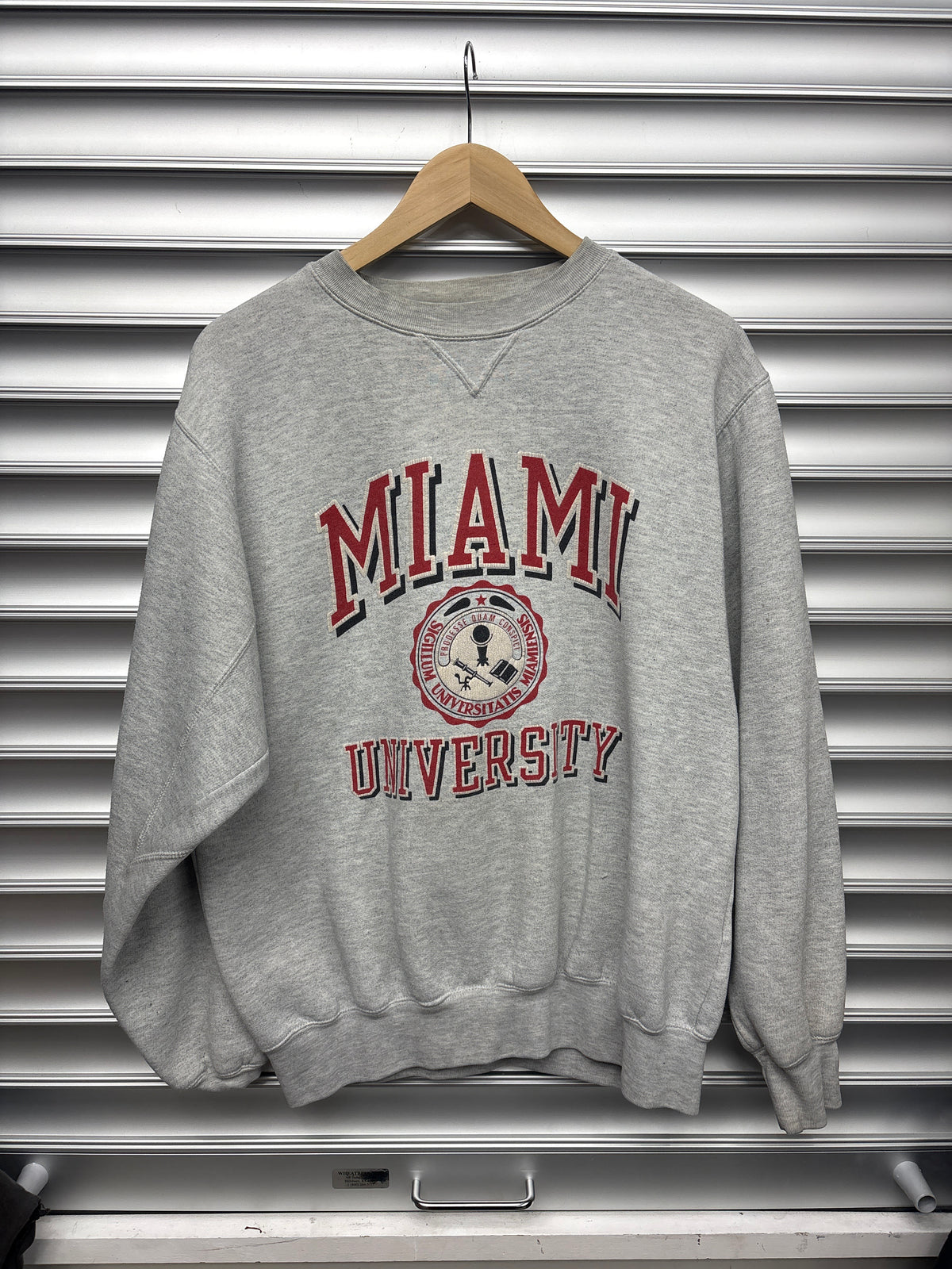 Vintage Miami University Crewneck - L**