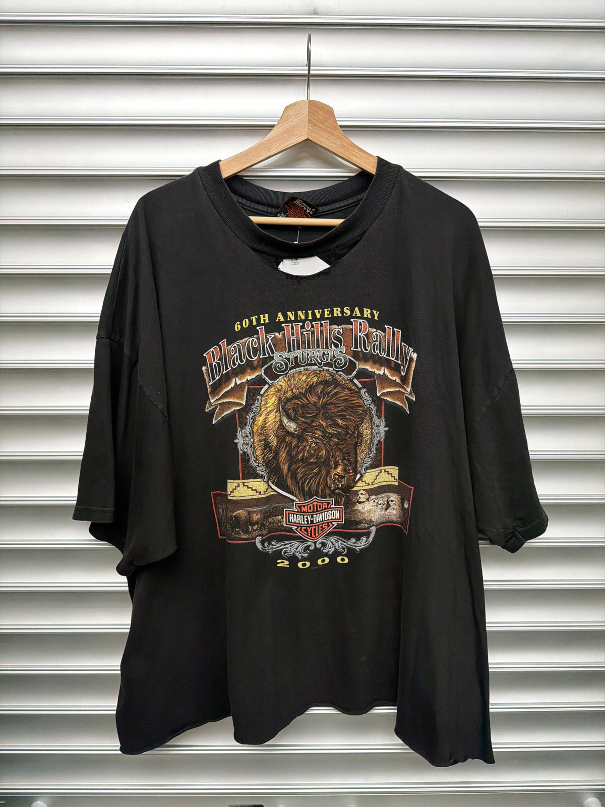 Vintage Cropped Sturgis Tee - XXL**