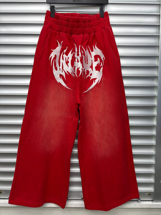 Red Vicaire Sweatpants - L