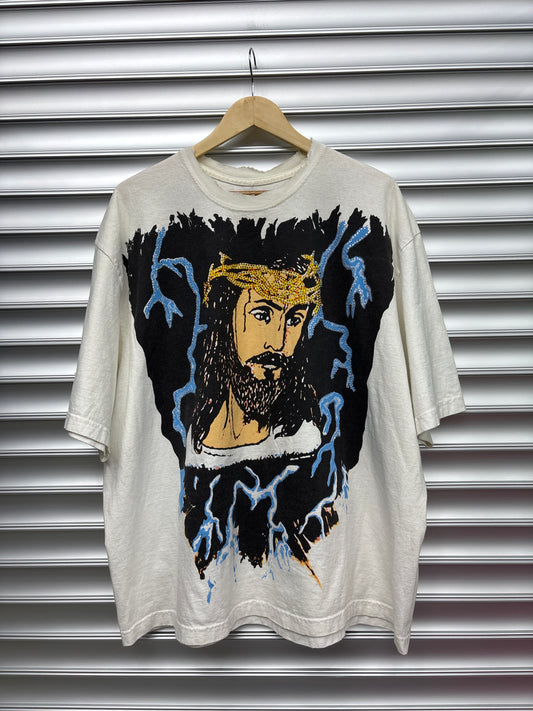 Yeezy Jesus Rhinestone Tee - XL