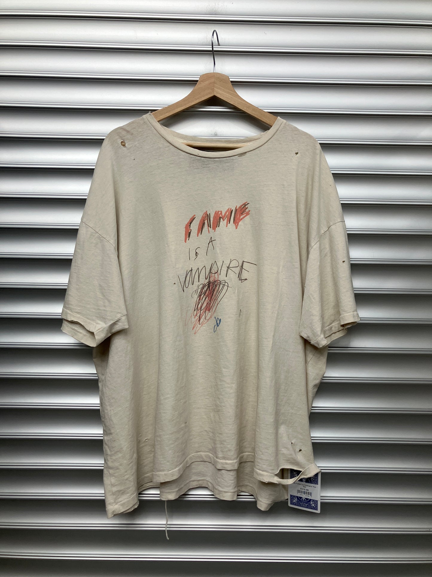 Paly Fame Is A Vampire Tee - XXL