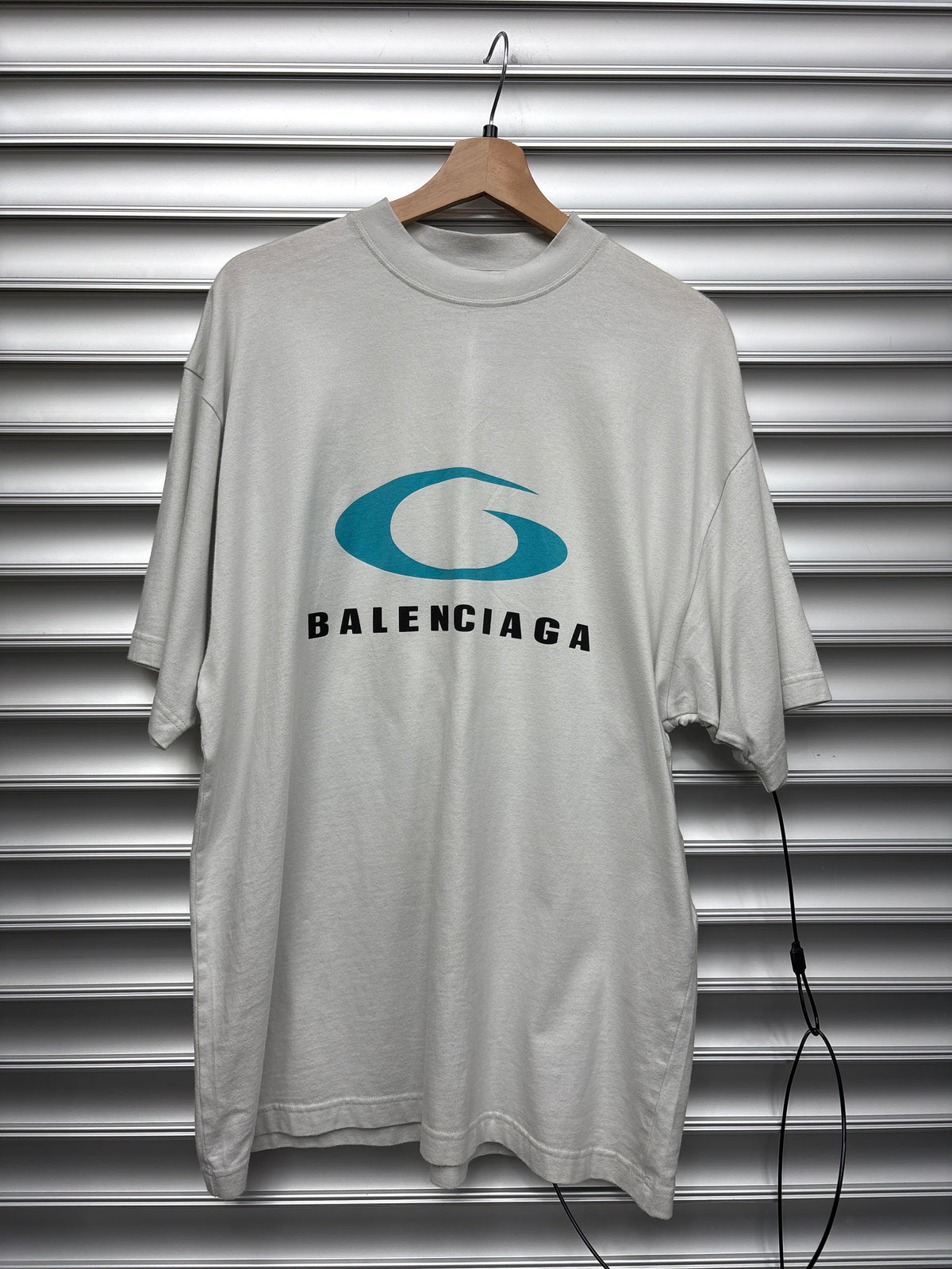 Balenciaga Surfer Logo Tee - M**