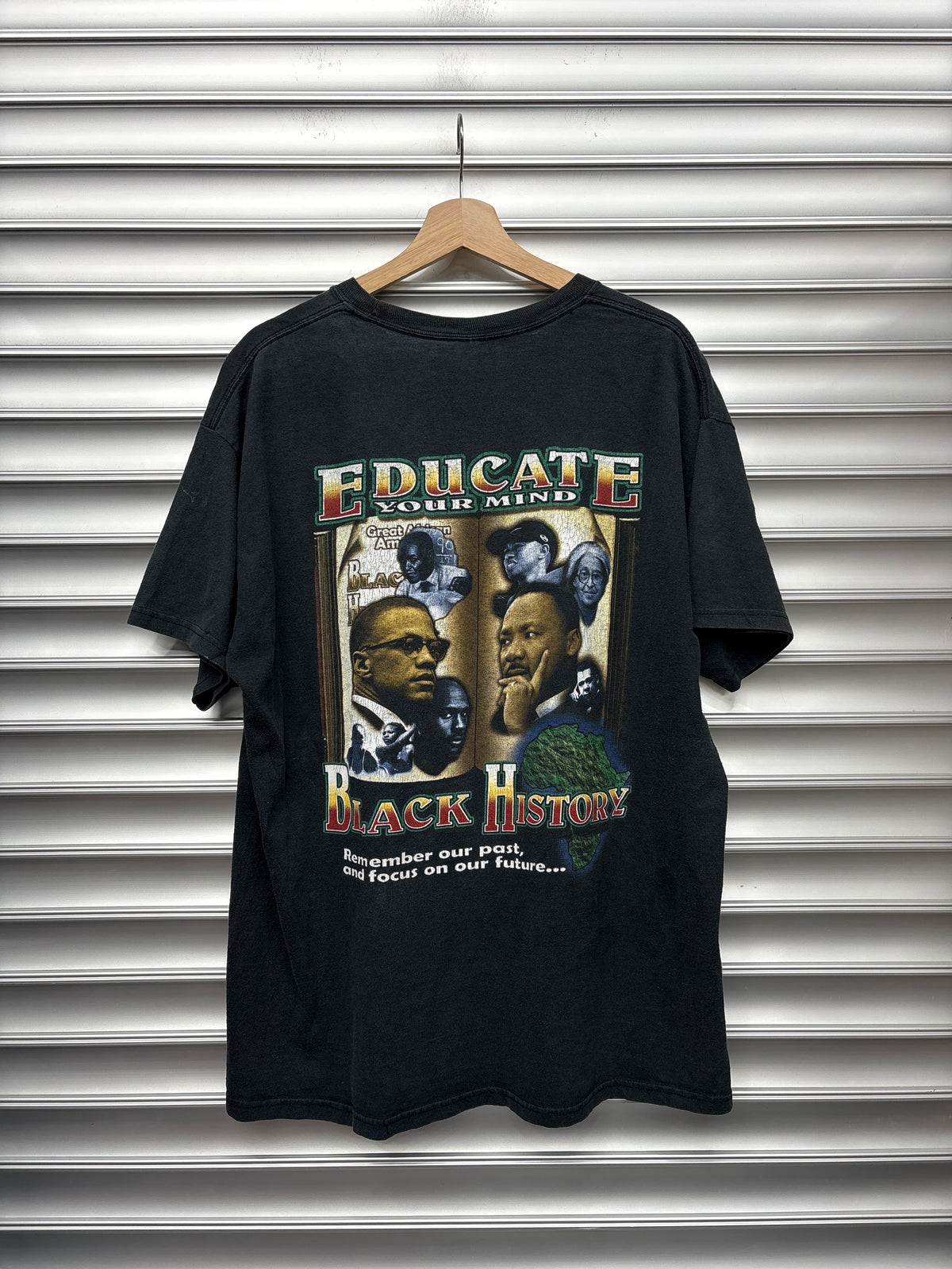Vintage Black History Month Tee - XL**