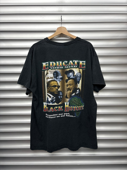 Vintage Black History Month Tee - XL**