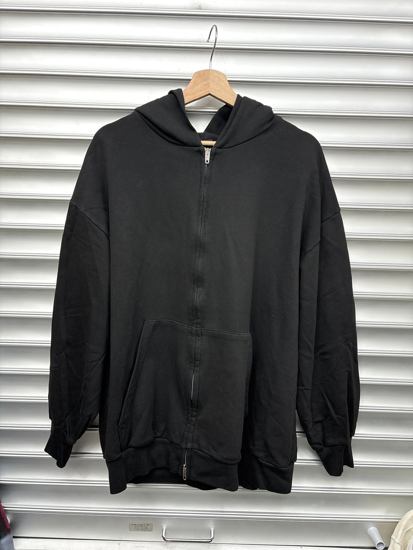 Balenciaga Black Rhinestone Hoodie - L