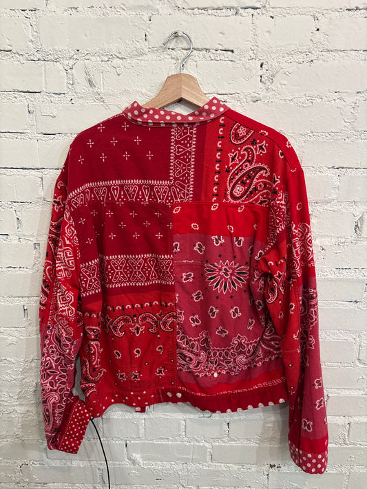 Red Kapital Reversible Bandana Shirt - 5