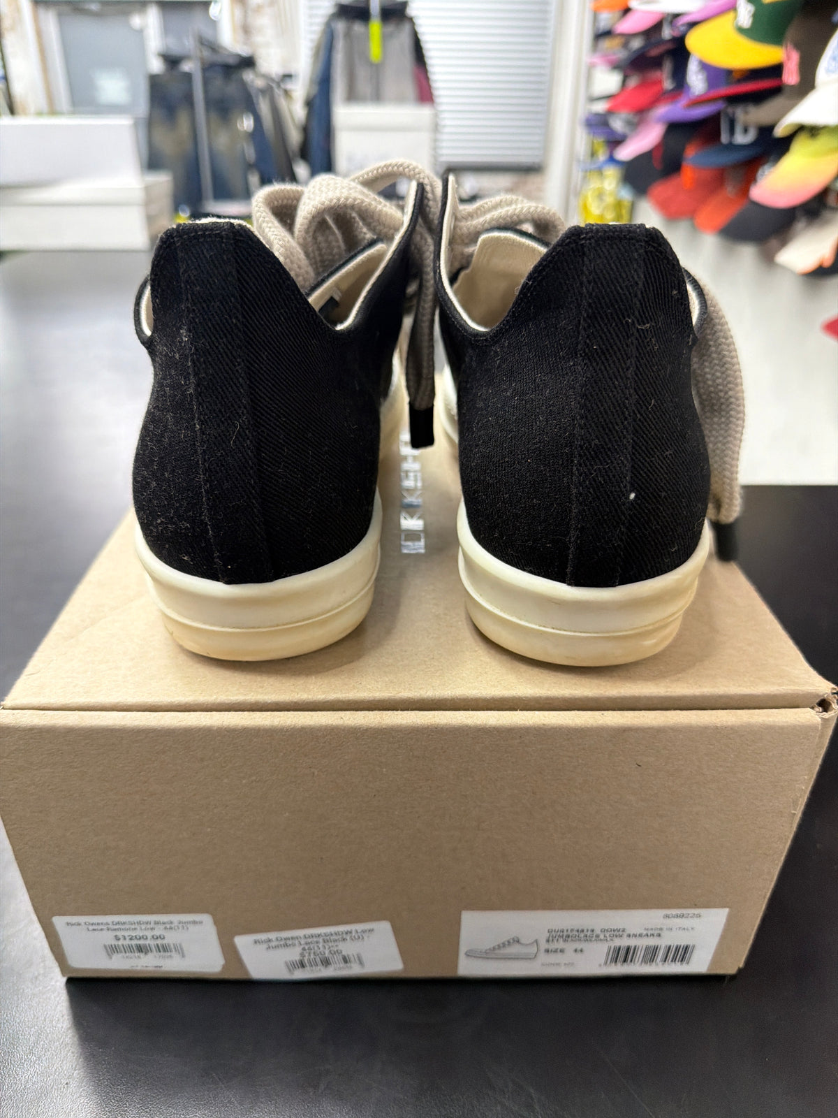 Rick Owen DRKSHDW Low Jumbo Lace Black (U) - 44(11)**