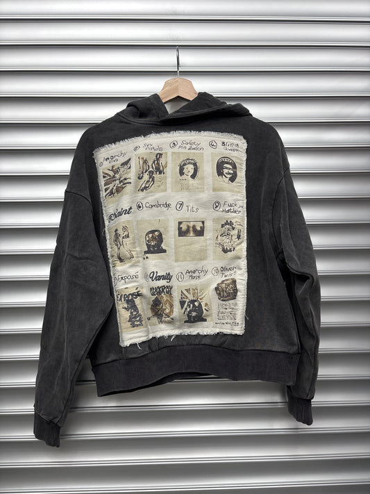 Saint Vanity Grey Queen Hoodie - S