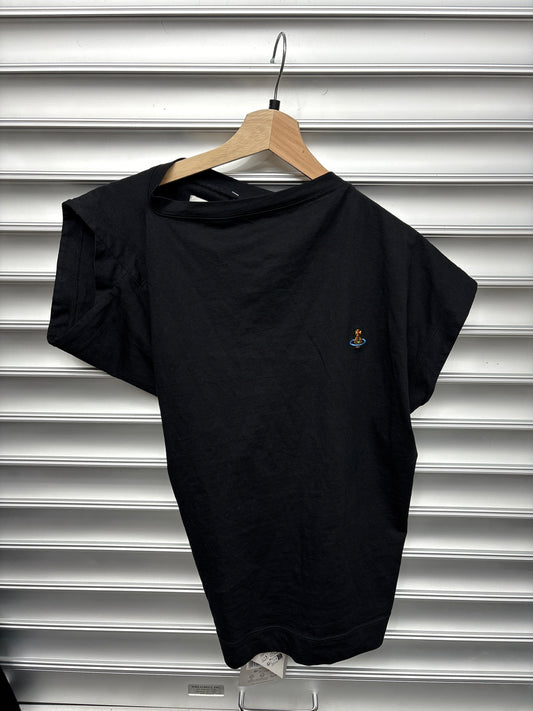 Vivienne Westwood Black Assymetrical Tank - M **