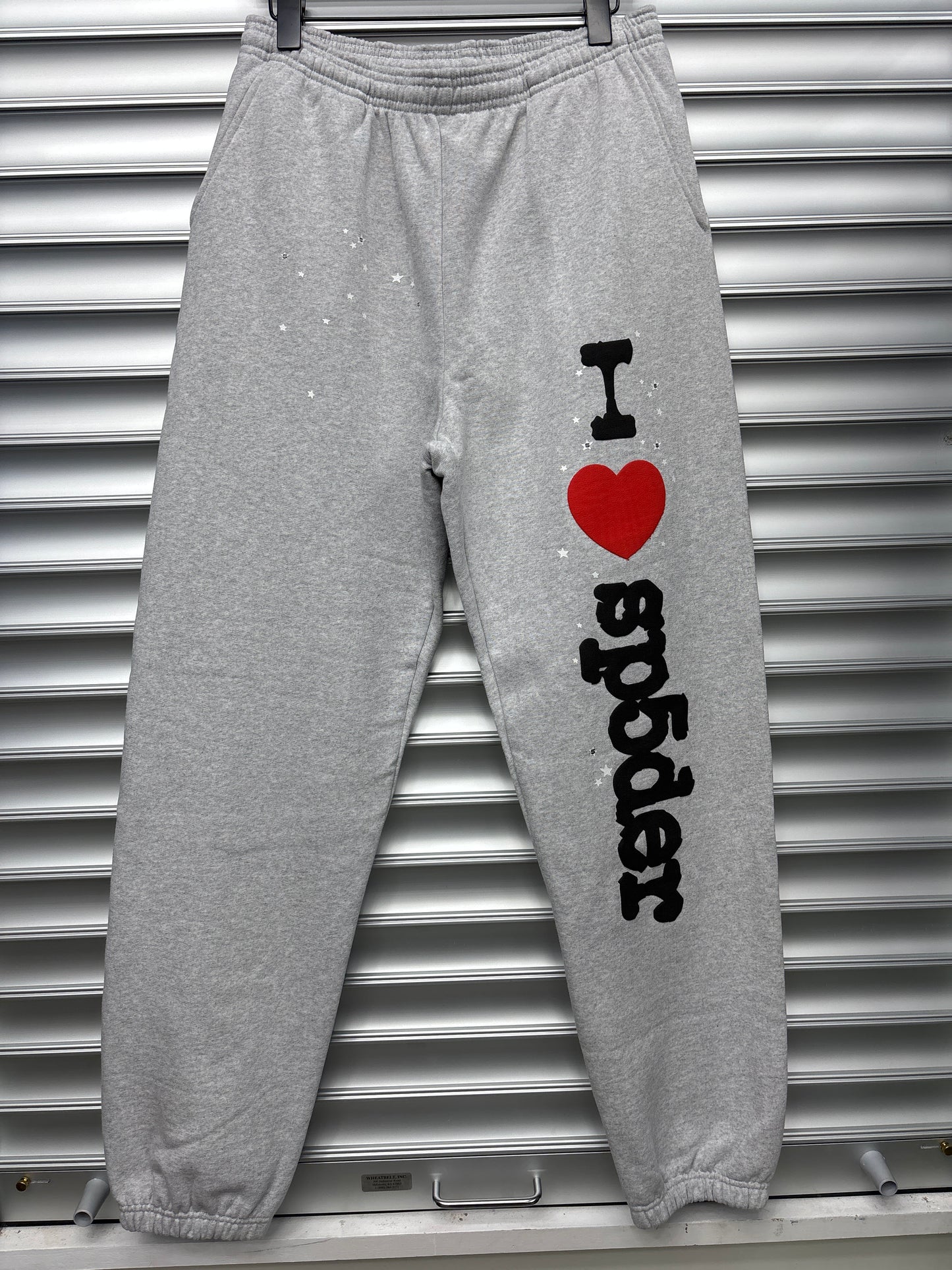 Spider Grey Sweatpants - L