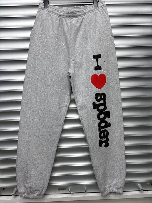 Spider Grey Sweatpants - L