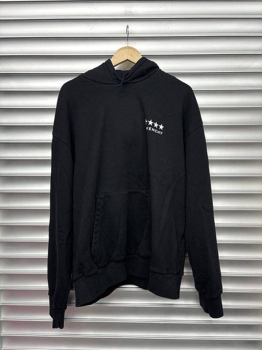 Givenchy Black Logo Hoodie - XXL**