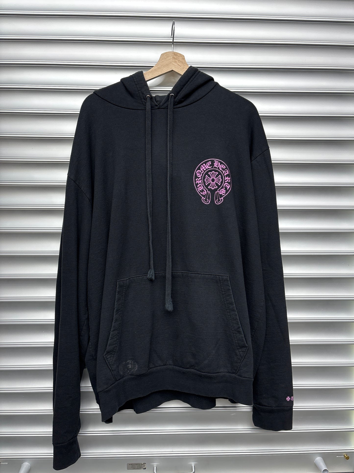 Chrome Hearts Pink .Com Hoodie -XL