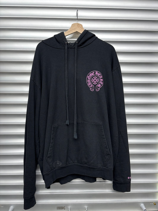 Chrome Hearts Pink .Com Hoodie -XL