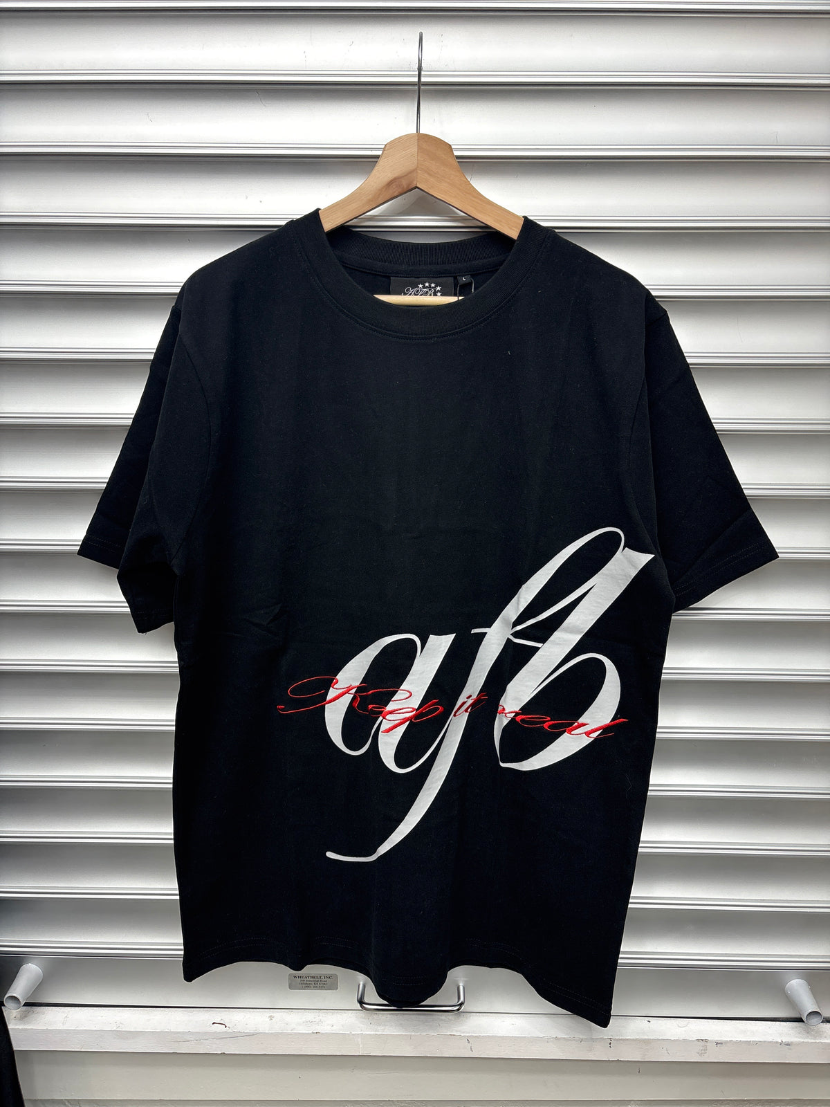 AFB Script Logo Tee - L**
