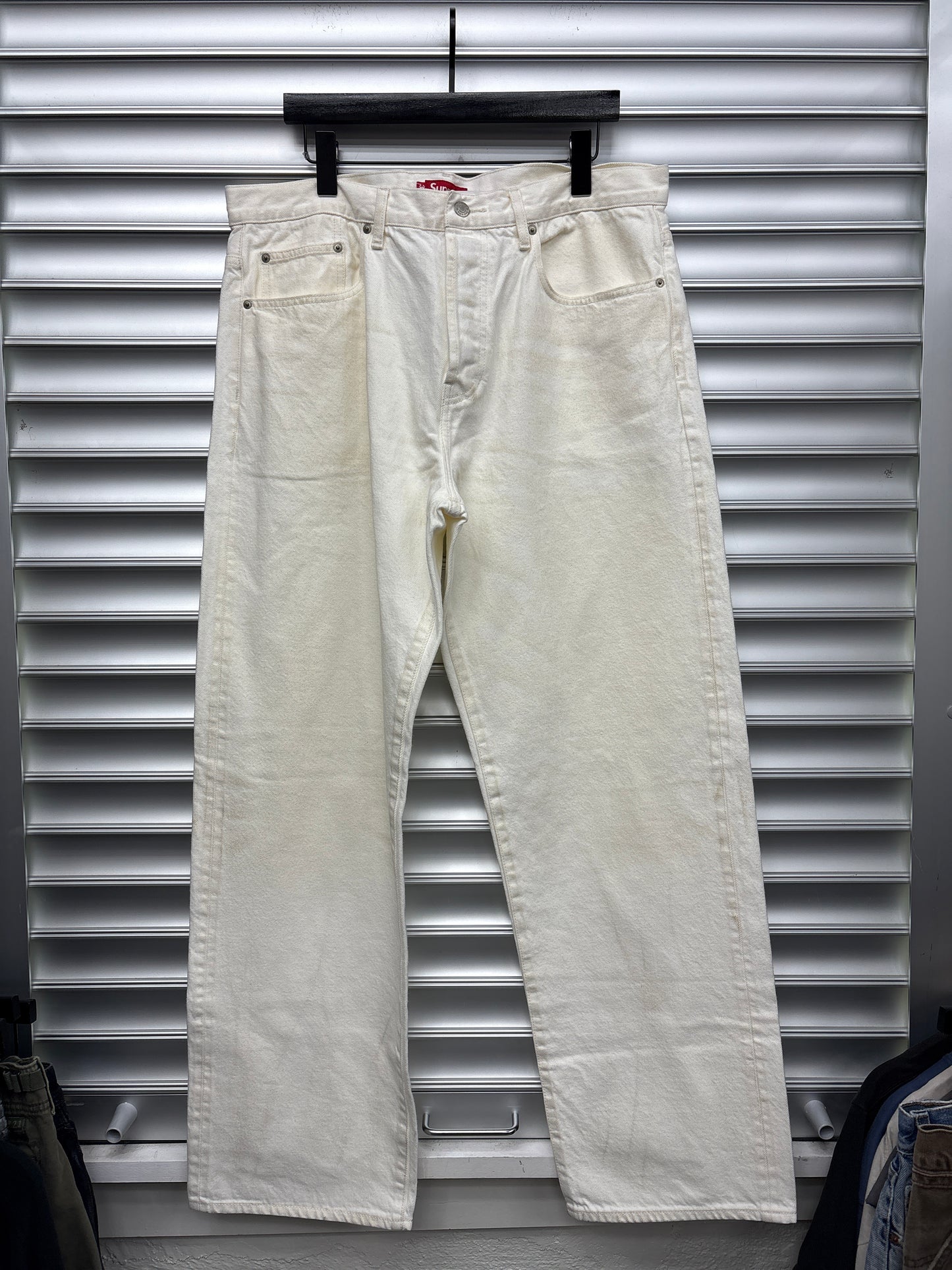 Supreme Cream Denim - 36**