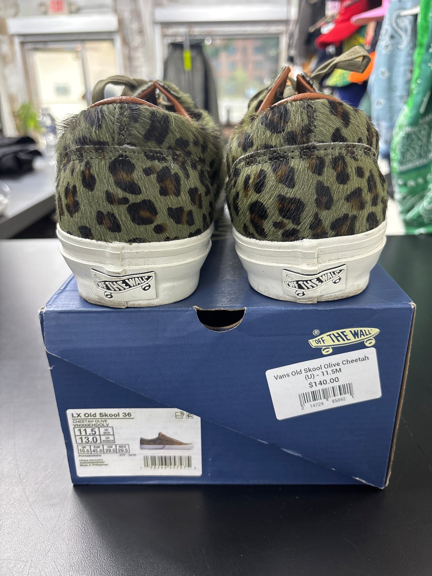 Vans Old Skool Olive Cheetah (U) - 11.5M