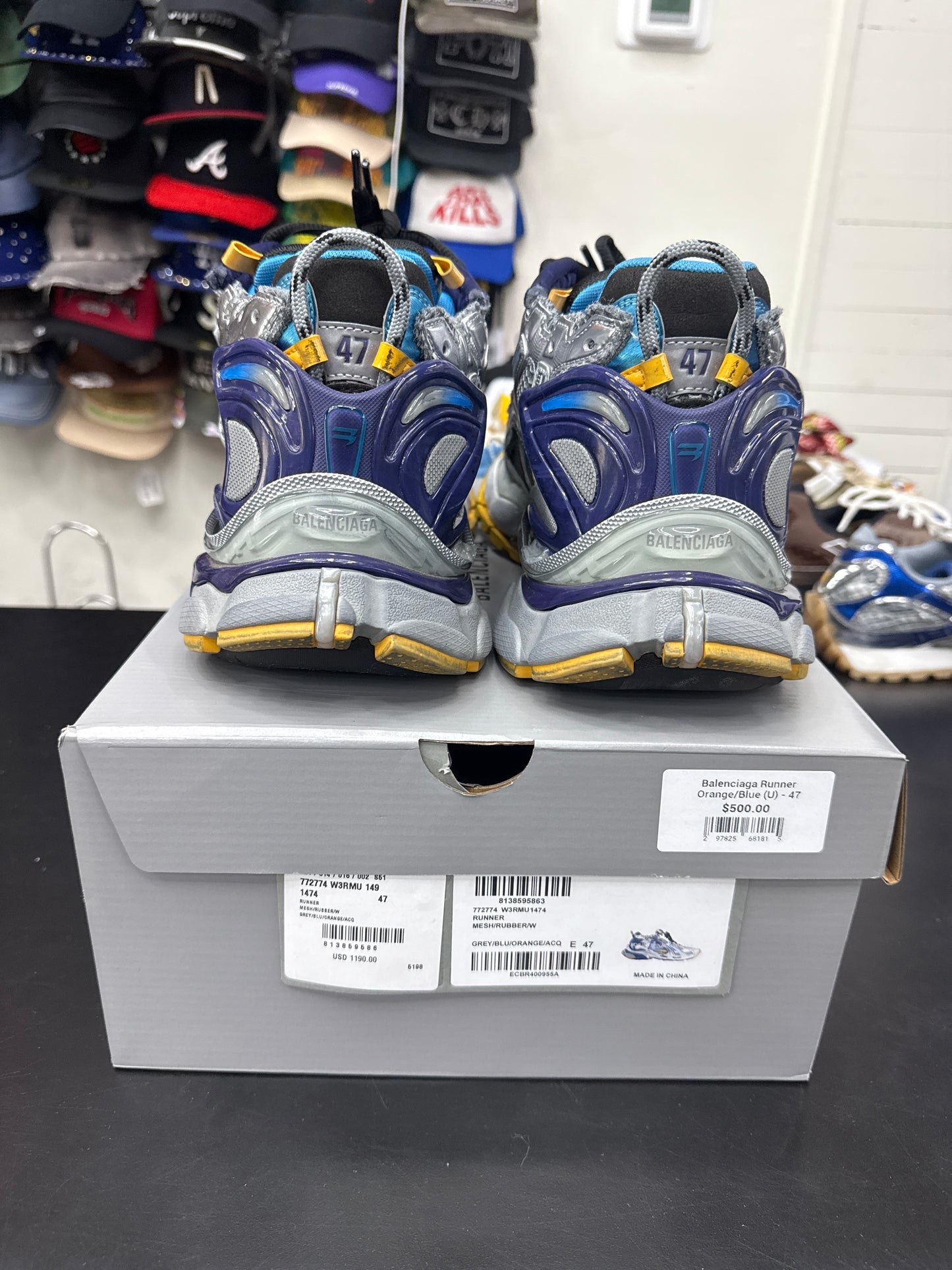 Balenciaga Runner Orange/Blue (U) - 47