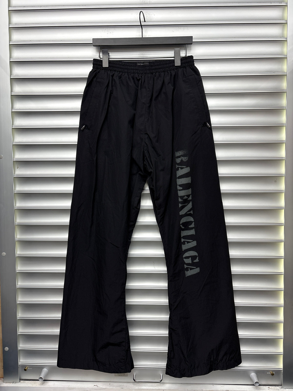 Balenciaga Spray Paint Logo Track Pants - S**