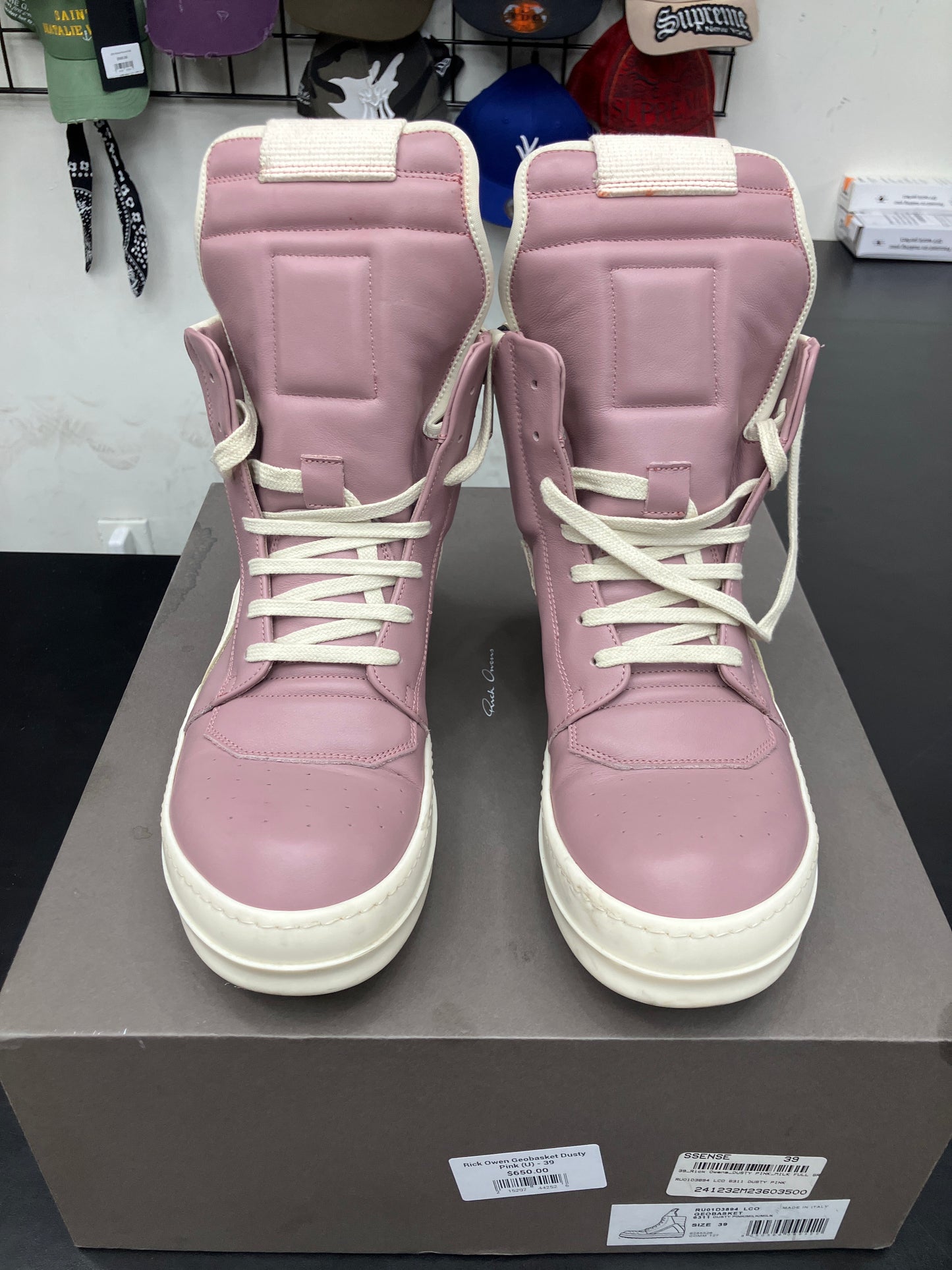 Rick Owen Geobasket Dusty Pink (U) - 39