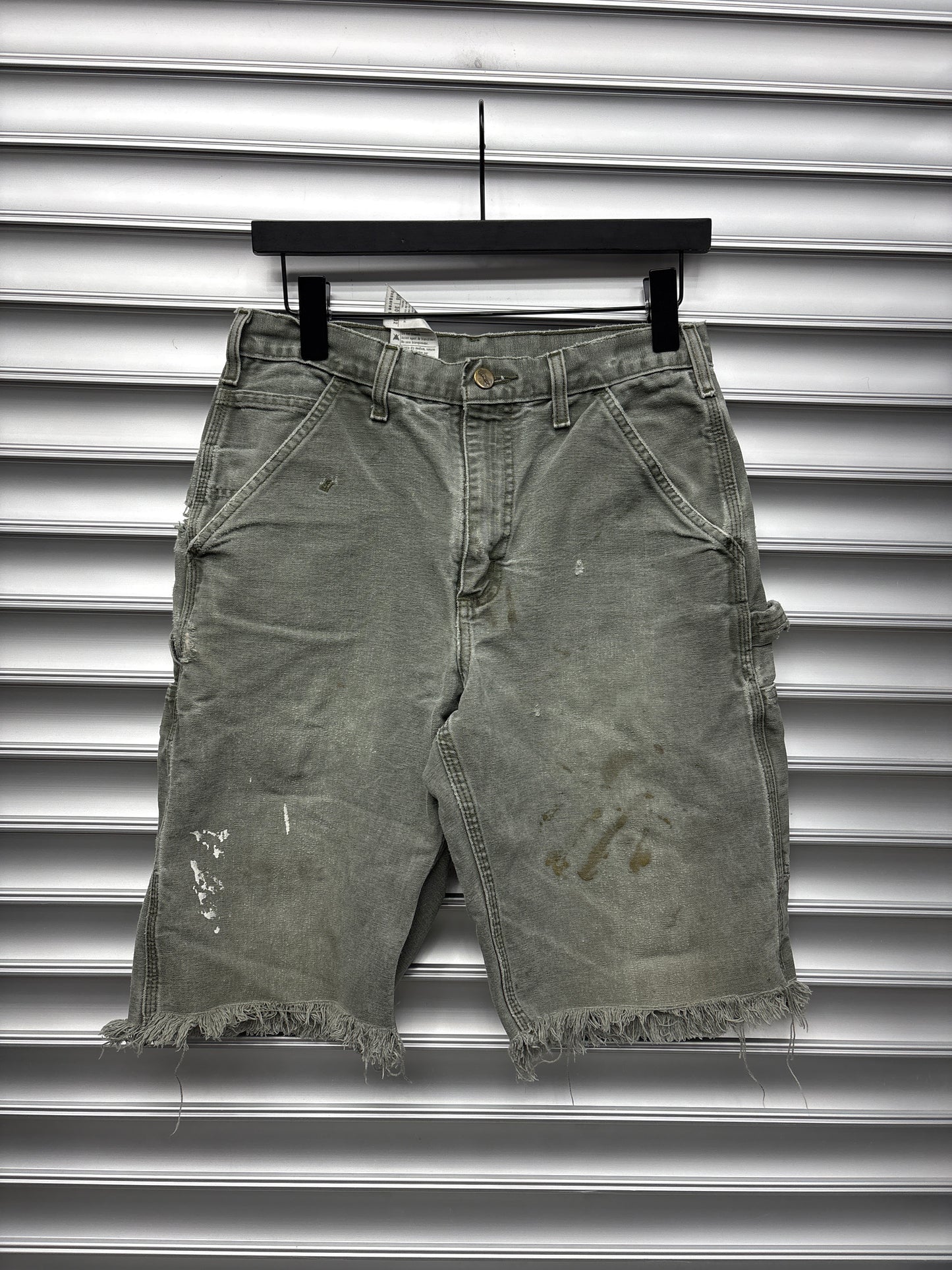 Sage Green Carhartt Shorts - 30