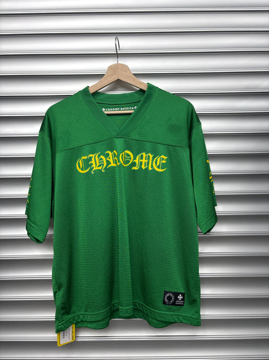 Green Chrome Hearts Short Sleeve Jersey - M