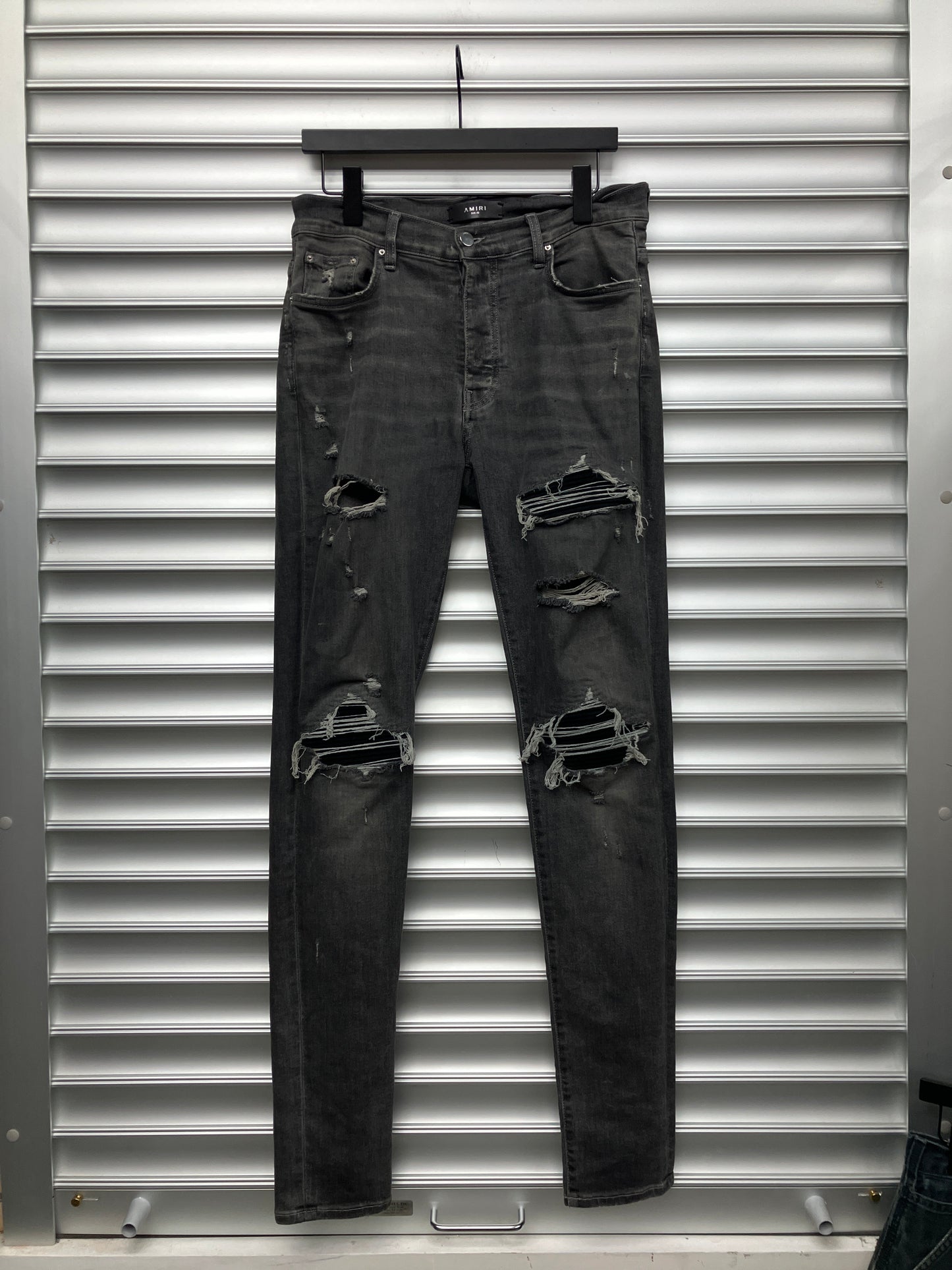 Amiri Black Grey MX-1 Denim - 32