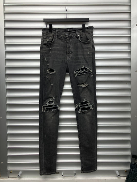 Amiri Black Grey MX-1 Denim - 32
