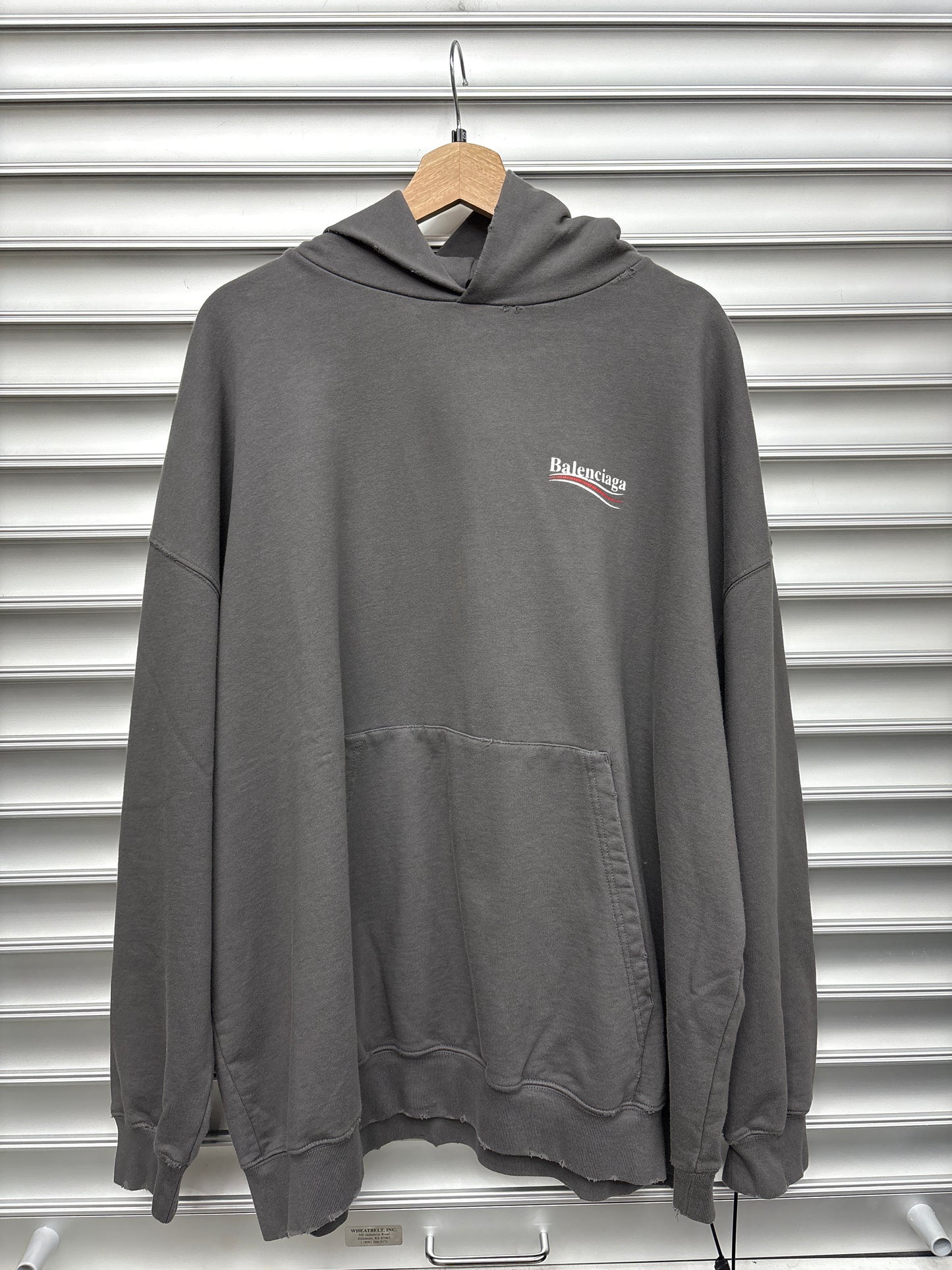 Balenciaga Grey Campaign Hoodie - S**