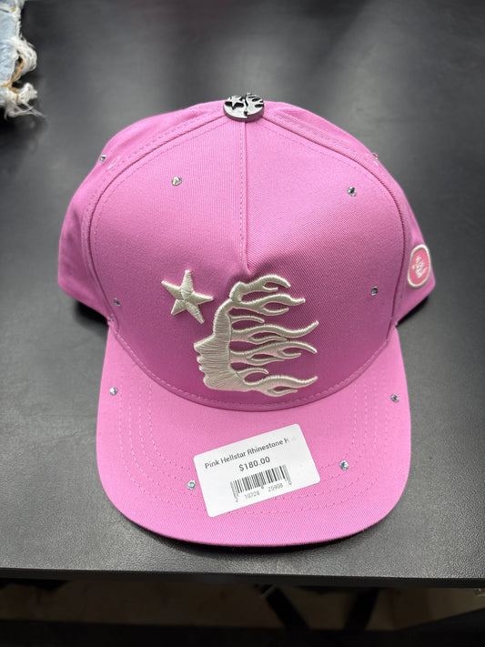 Pink Hellstar Rhinestone Hat