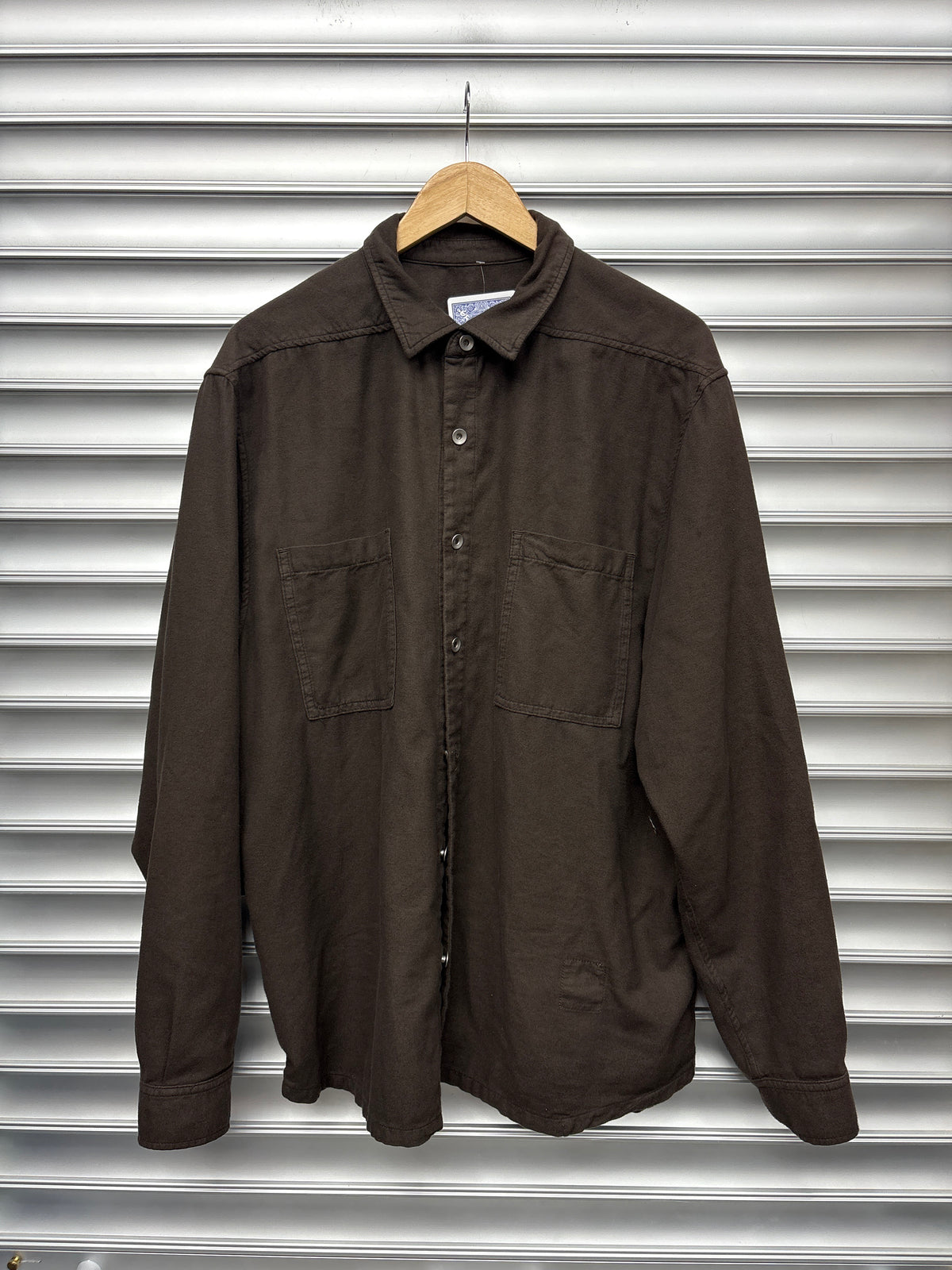 Rick Owens Brown Button Up - S**
