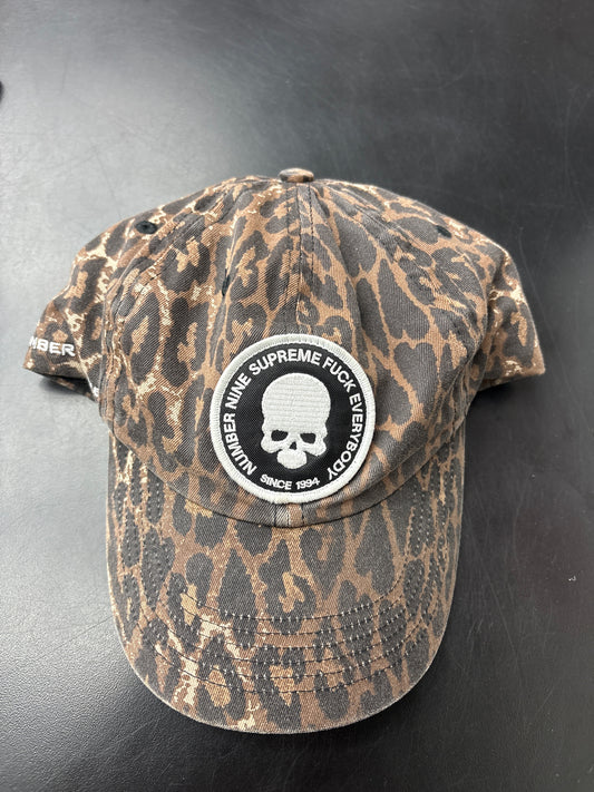 Supreme Number Nine Cheetah Hat