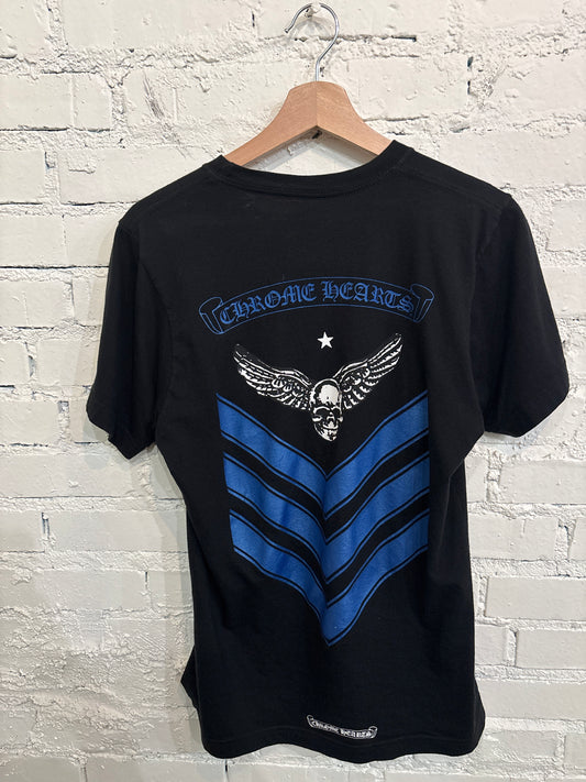 Chrome Heart Foti Tee Blue/Black - S