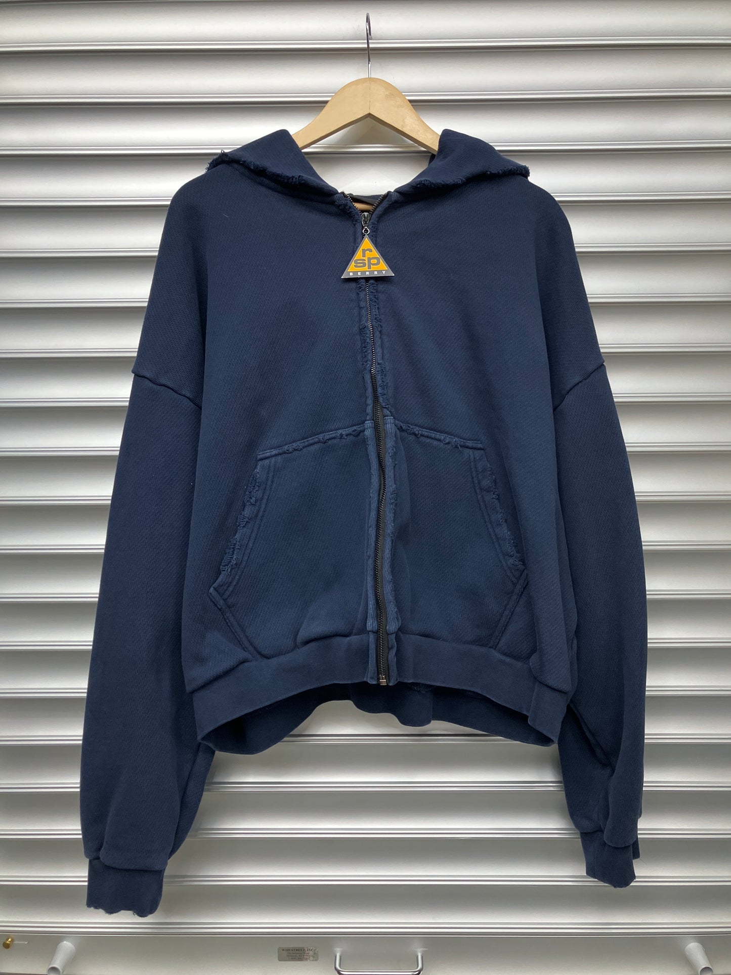 Blue Raspberry Zip Up - L