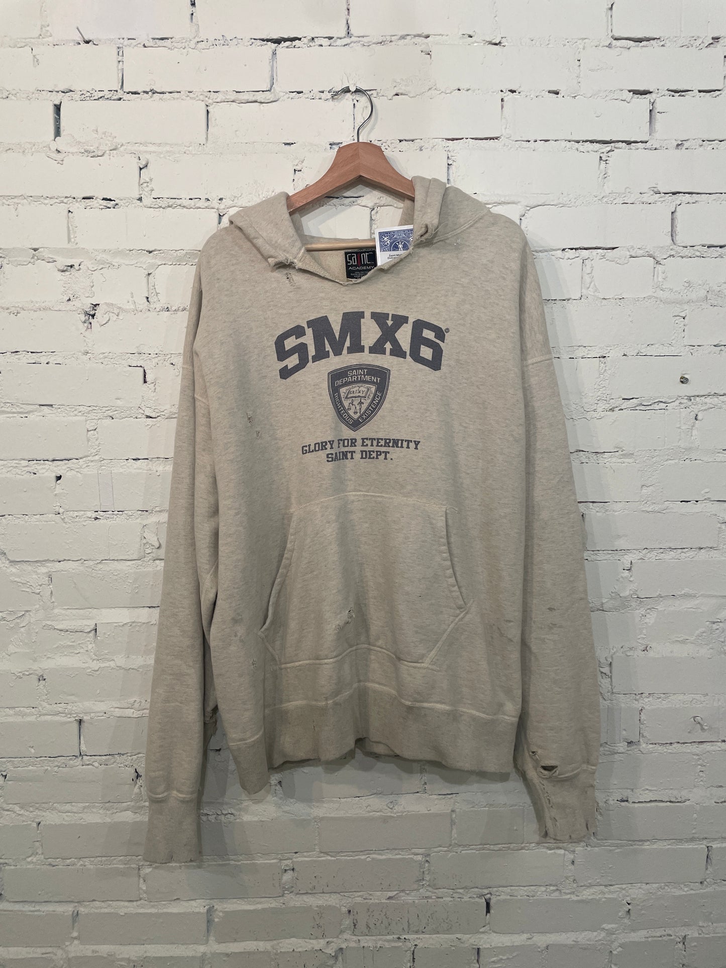 Saint Micheal SMX6 Distressed Hoodie - XL
