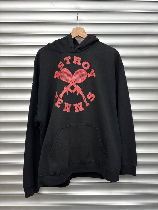 Bstroy Tennis Black Red Hoodie - L**