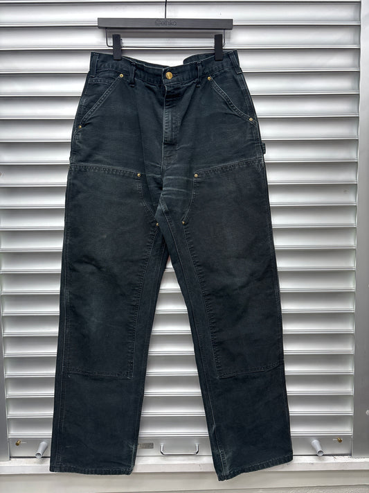 Vintage Black Carhartt Double Knees - 36*