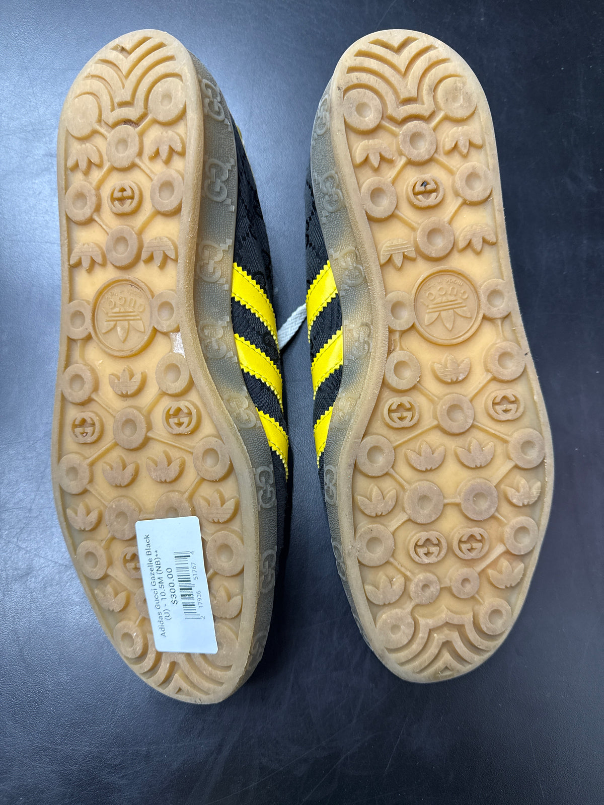 Adidas Gucci Gazelle Black (U) - 10.5M (NB)**