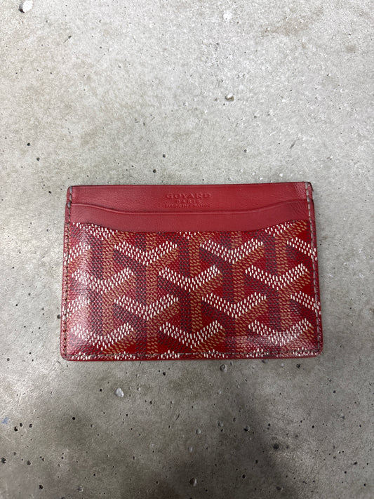 Goyard Red Card Holder **