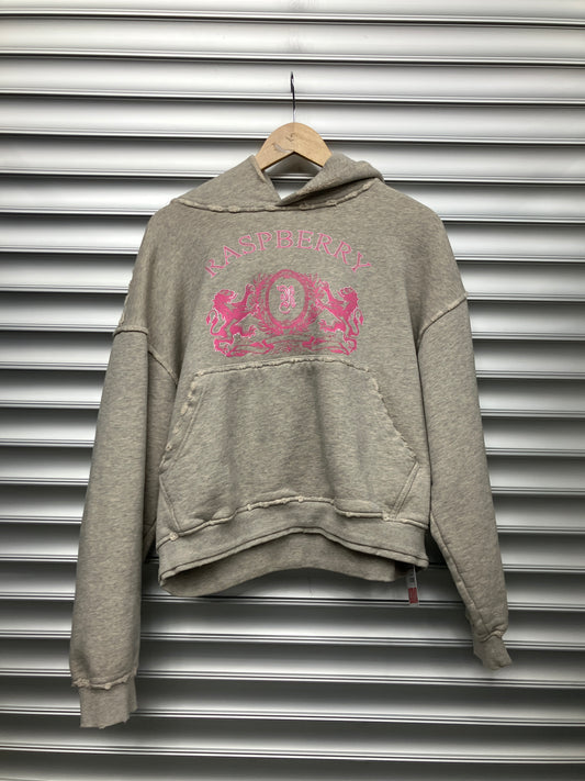 Raspberry Crest Pink Pullover - XS