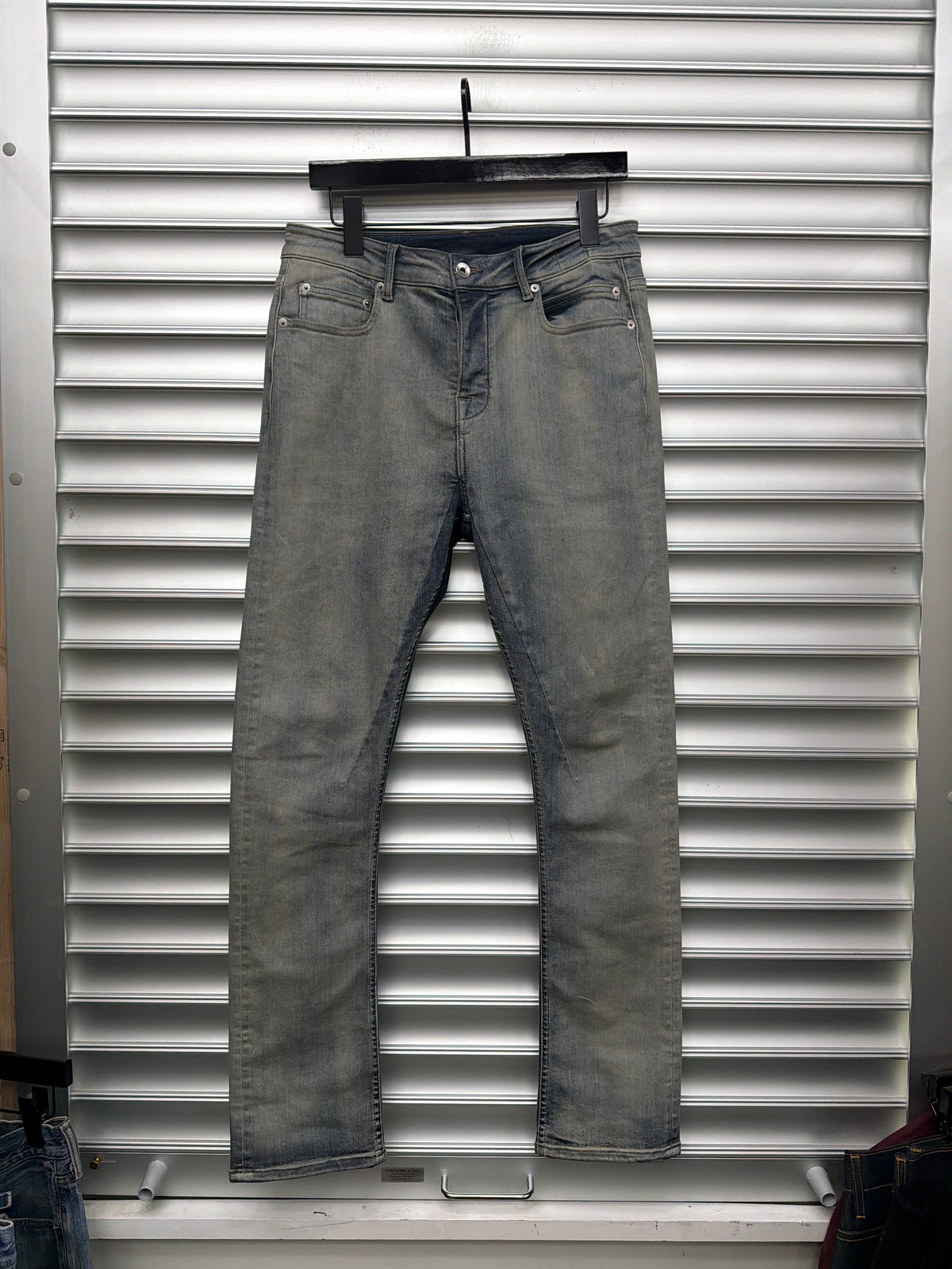 Rick Owens Skinny Washed Denim - 30**