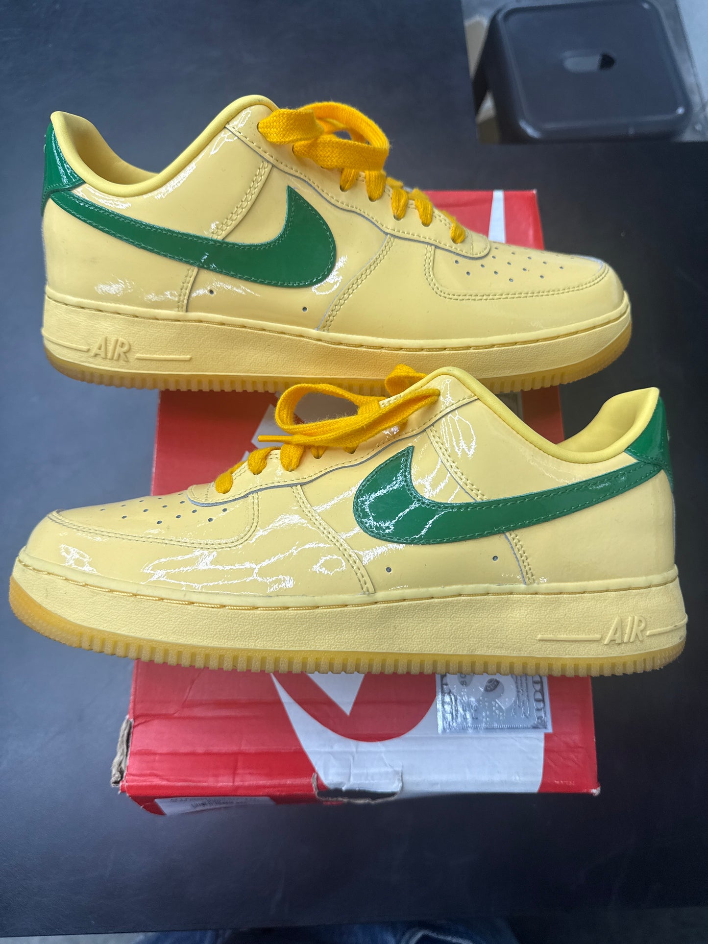 AF1 Patent Leather Topaz Gold Pine Green (U) - 11M (RB)**
