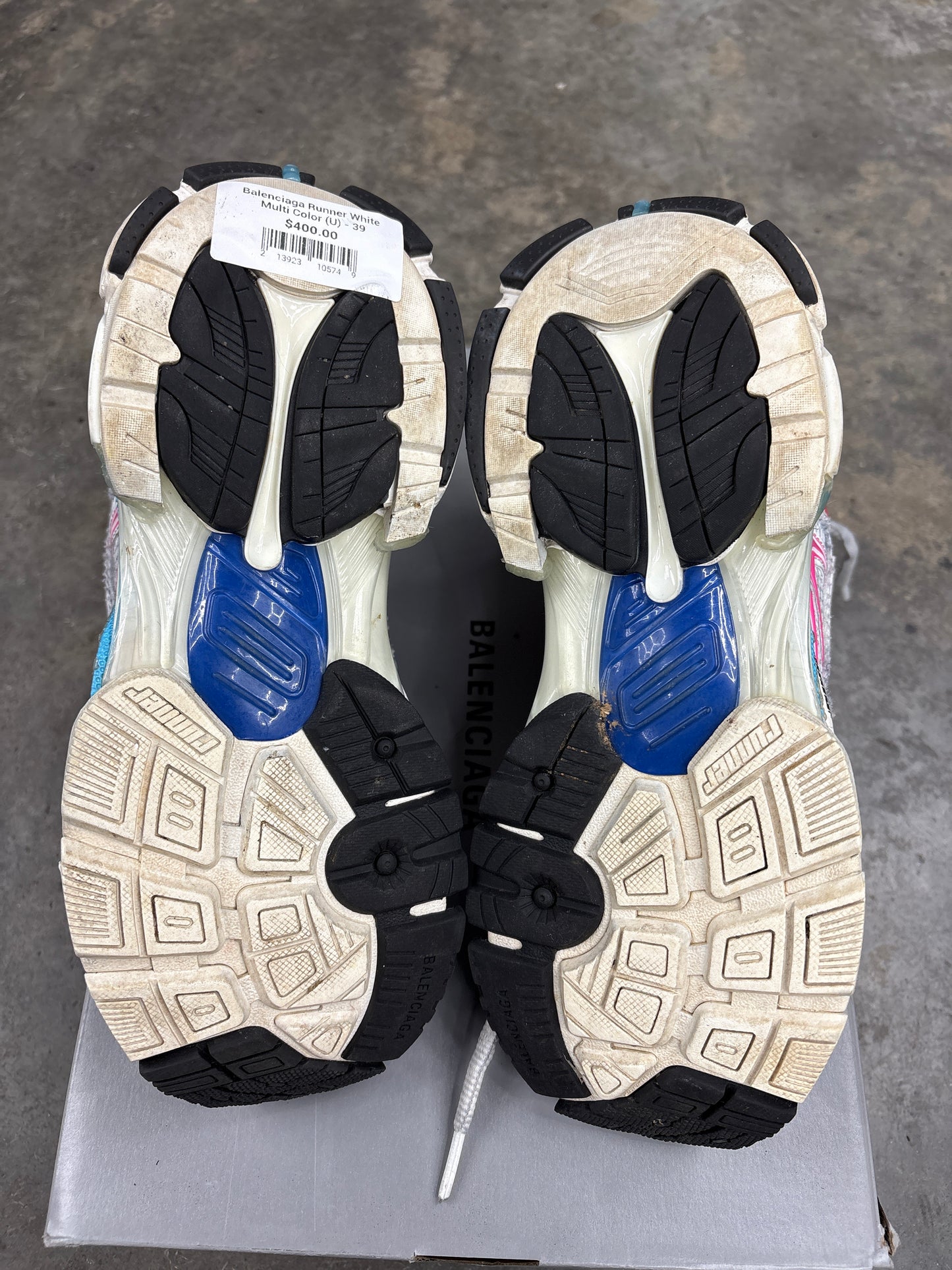 Balenciaga Runner White Multi Color (U) - 39**