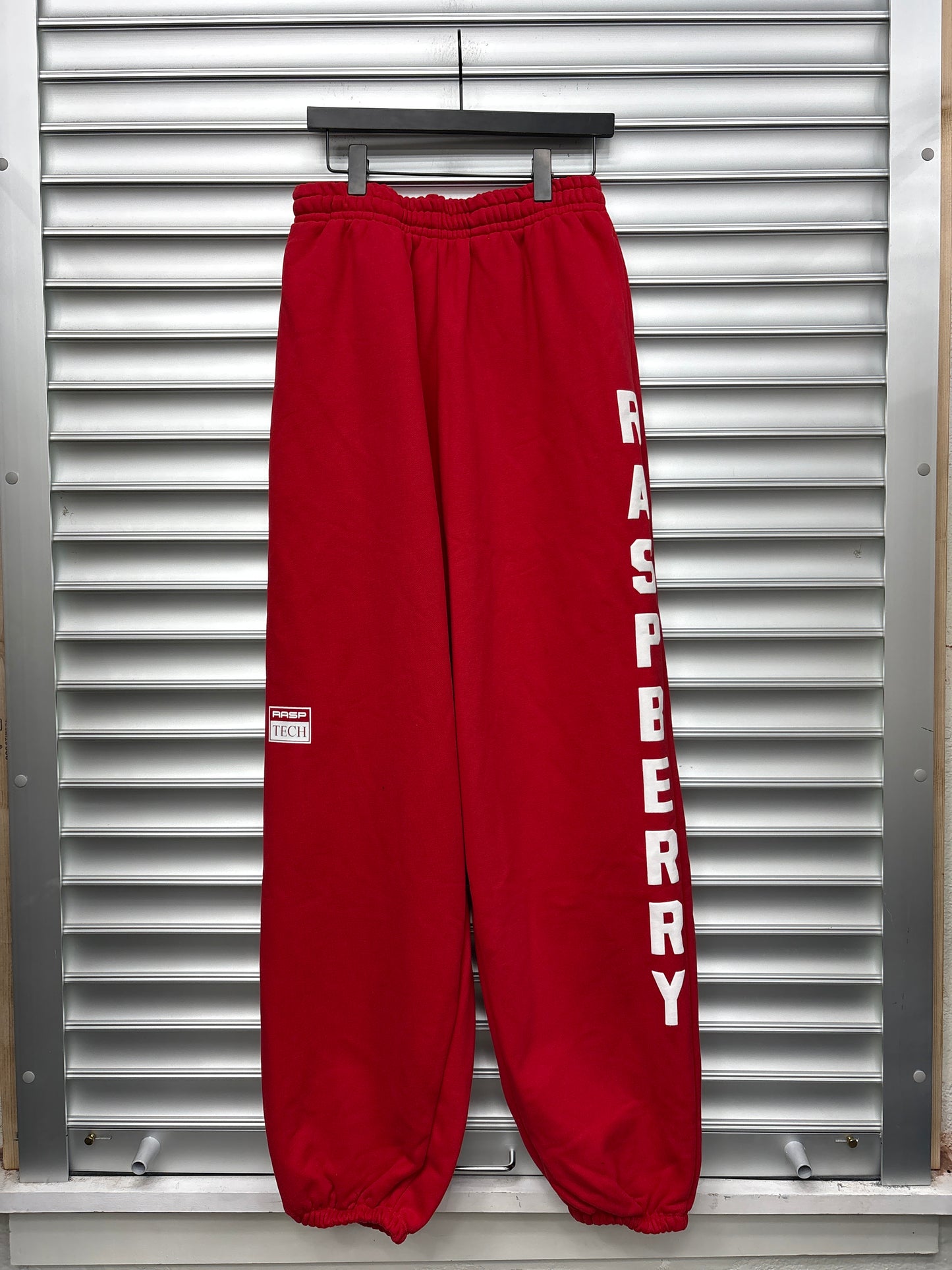 Raspberry Red Spellout Sweatpants - S**