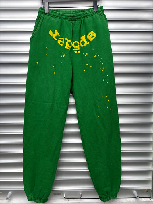Spider Green/Yellow Sweatpants -  M