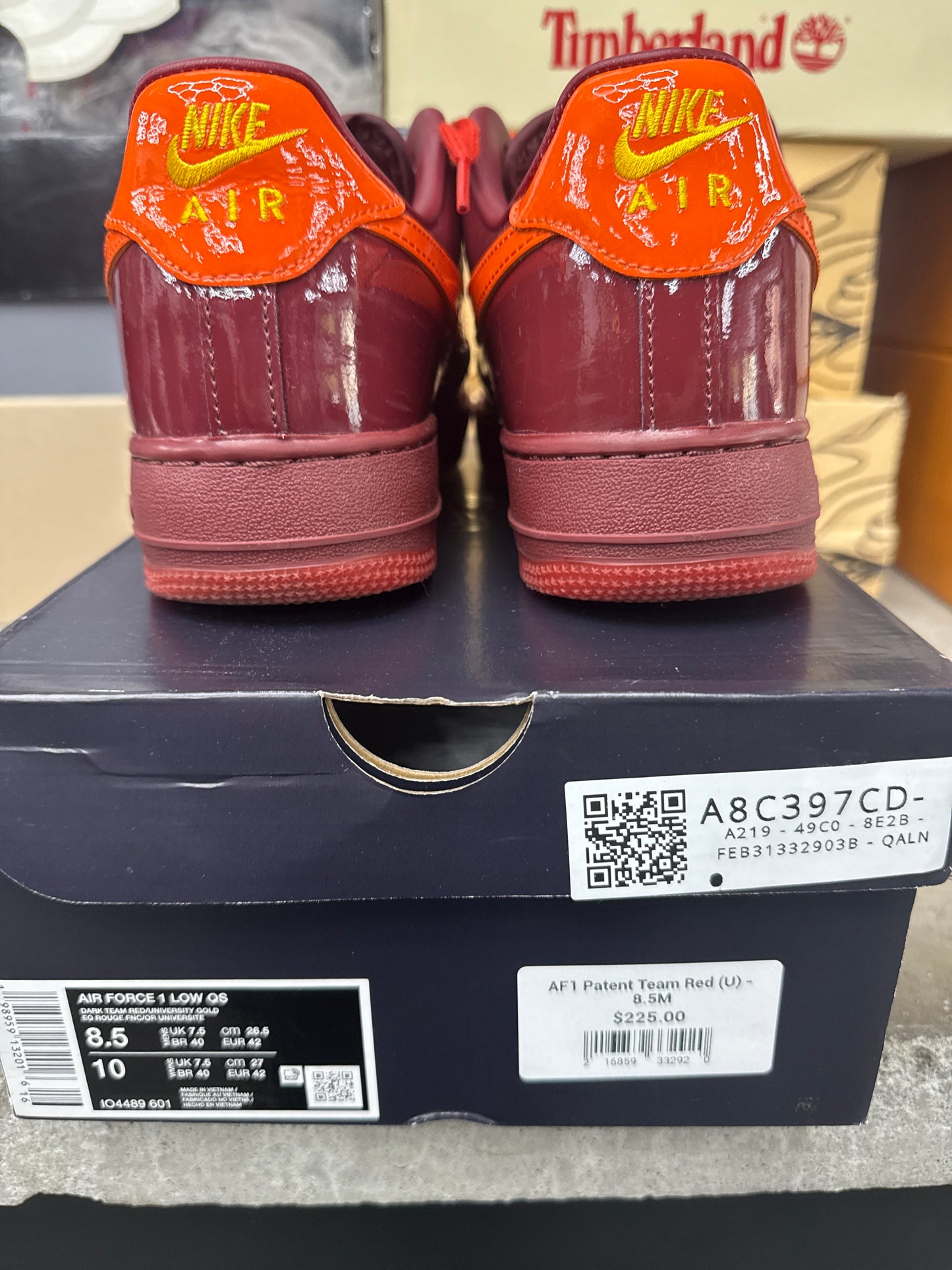 AF1 Patent Team Red (U) - 8.5M