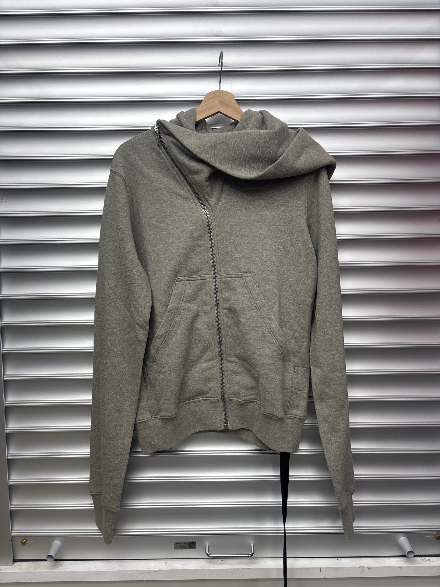 Rick Owens Grey Mountain Zip Up - Small