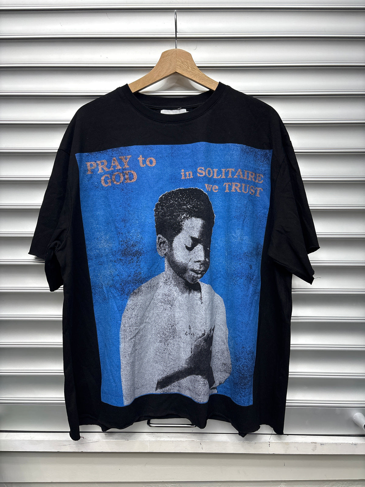 Solitaire Pray To God Tee - M**